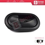 Dacia İçin Ön veya Arka Sol İç Kapı Siyah Açma Kolu