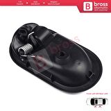 Dacia İçin Ön veya Arka Sol İç Kapı Siyah Açma Kolu