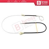 Land Rover Freelander MK1 1997-2006 3/5 Kapı ALR8178 İçin MANUEL Arka Sağ Kapı Cam Kriko Tamir Seti