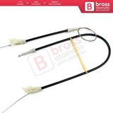 Land Rover Freelander MK1 1997-2006 3/5 Kapı ALR8178 İçin MANUEL Arka Sağ Kapı Cam Kriko Tamir Seti