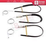 Audi A8 S8 Quattro MK2 D3 4E2 4E8 2002-2010 4E0837461B İçin Elektrikli Ön Sol Cam Kriko Tamir Seti