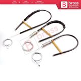 Audi A8 S8 Quattro MK2 D3 4E2 4E8 2002-2010 4E0837462B İçin Elektrikli Ön Sağ Cam Kriko Tamir Seti