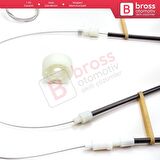 VW Scirocco MK3 137 138 2008–2017 3-Kapı 1K8837461 İçin Elektrikli Ön Sol Cam Kriko Tamir Seti