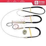 VW Scirocco MK3 137 138 2008–2017 3-Kapı Hatchback Van 1K8837462 İçin Elektrikli Ön Sağ Cam Kriko Ta