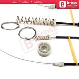 VW Scirocco MK3 137 138 2008–2017 3-Kapı Hatchback Van 1K8837462 İçin Elektrikli Ön Sağ Cam Kriko Ta