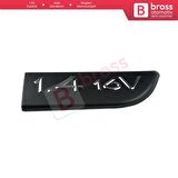 Renault Megane MK2 Scenic MK2 için Sağ Taraf 1.4 16V Monogram Amblemi Yazısı 8200209128