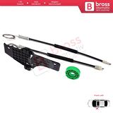 Peugeot 307 3A/C 3E 3H 2001-2008 4/5 Kapı 9634456980 İçin Ön Sol Kapı Cam Kriko Tamir Seti