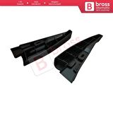 Renault Megane MK3 Fluence 2008-2016 için Sağ ve Sol Siyah Koltuk Ayar Kolu