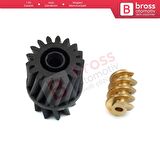 Mercedes W203 W211 CLK W209 A209 İçin Merkezi Kilit Tamir Dişli Seti 2037200135.