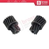 2 Adet Mercedes W203 W211 CLK W209 A209 için Kapı Kilit Tamir Dişlisi 2037200135