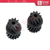 2 Adet Mercedes W203 W211 CLK W209 A209 için Kapı Kilit Tamir Dişlisi 2037200135