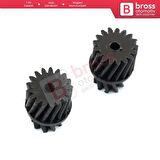 2 Adet Mercedes W203 W211 CLK W209 A209 için Kapı Kilit Tamir Dişlisi 2037200135