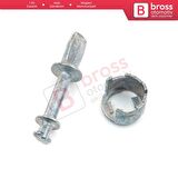 VW Passat B6 B7 İçin Ön Kapı Kilidi Tamir Parçası 48 mm 3C0837167