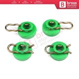 Saab Volvo için 4 Set Cam Kriko Mekanizma Tamir Kılavuzu 4493433 93246015715