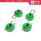 Saab Volvo için 4 Set Cam Kriko Mekanizma Tamir Kılavuzu 4493433 93246015715