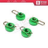 Saab Volvo için 4 Set Cam Kriko Mekanizma Tamir Kılavuzu 4493433 93246015715