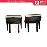 Porsche İçin 2 Adet Ön Kapılar Cam Açma Düğme Kapağı 7PP959858R DML