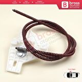 Renault Master MK2 Movano A Iveco Daily 3 4 Interstar X70 İçin Monoray Sağ Kapı Cam Kriko Tamir Seti