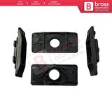 Renault Clio Ypsilon 2 Espace 4 Scenic Megane 1 İçin 4X Ön Çamurluk Tespit Bağlantı Klipsi VİDASIZ