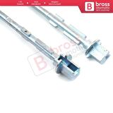 Peugeot Citroen Fiat Lancia Eurovans 1994-2002 İçin 2 Adet Sürgülü Kapı Kolu Kilit Pimi 140 mm