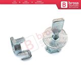 VW Sharan Seat Alhambra Ford Galaxy İçin Ön Kapı Kilidi Tamir Takımı 42.5 mm 6K0837223A