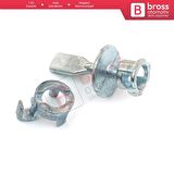 VW Sharan Seat Alhambra Ford Galaxy İçin Ön Kapı Kilidi Tamir Takımı 42.5 mm 6K0837223A