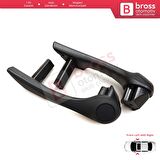 Renault Megane MK2 2002–2009 7701475315 7701475316 İçin Ön İç Kapı Çekme Kolçak Tutamak Takımı Siyah