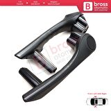 Renault Megane MK2 2002–2009 7701475315 7701475316 İçin Ön İç Kapı Çekme Kolçak Tutamak Takımı Siyah