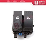 Renault Megane Scenic 2 için İkili Cam Düğmesi 8200107772