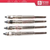 için 4 Adet Isıtma Bujisi GX120, 100226246 Citroen Peugeot 2.5 TDI