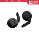 Renault Kangoo MK2 için İki Adet SİYAH Ön Koltuk Ayar Kolu 7701209971, 7701209972