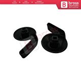 Renault Kangoo MK2 için İki Adet SİYAH Ön Koltuk Ayar Kolu 7701209971, 7701209972