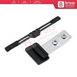 BMW E36 E46 İçin 2 Parça Sunroof Kaydırıcı Mekanizması Klipsi 54138246027 54138246025