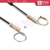 Toyota Carina E Corona Caldina T190 1992-1997 4/5 Kapı İçin Elektrikli Arka Sağ Cam Kriko Tamir Seti