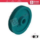 New Holland Traktör için Kabin Ön Silecek Motoru Tamir Dişlisi 50032309 Diş Sayısı: 74; Çap: 45 mm