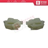 BMW E90 91 için Ön Sağ veya Sol Cam Tamir Klipsi 51337140587