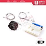 Fiat Egea MK1 356 357 2015-On 4/5 Kapı 52072856 İçin Elektrikli Ön Sağ Cam Kriko Tamir Seti