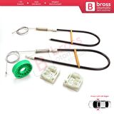 Maserati Quattroporte MK5 M139 2003-2012 İçin Elektrikli Ön Sağ veya Sol Cam Kriko Tamir Seti