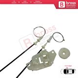 Hyundai Starex H-1 Grand MK2 TQ 2007–2024 824044H010 İçin Elektrikli Ön Sağ Cam Kriko Tamir Seti