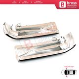 Fiat Doblo 2 Opel Combo D İçin SAĞ ve SOL Yan Ayna Sinyali BEYAZ 71765449, 71765377.