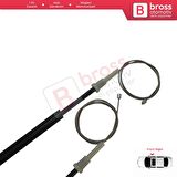 Volvo S40 V40 MK1 644 645 1995-2004 4/5-Kapı 30623449 İçin Elektrikli Ön Sağ Cam Kriko Tamir Seti