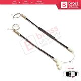 Volvo S40 V40 MK1 644 645 1995-2004 4/5-Kapı 30623452 İçin Elektrikli Arka Sol Cam Kriko Tamir Seti