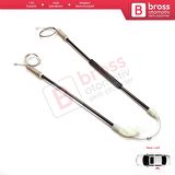 Volvo S40 V40 MK1 644 645 1995-2004 4/5-Kapı 30623452 İçin Elektrikli Arka Sol Cam Kriko Tamir Seti