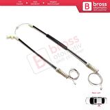 Volvo S40 V40 MK1 644 645 1995-2004 4/5-Kapı 30623452 İçin Elektrikli Arka Sol Cam Kriko Tamir Seti