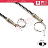 Volvo S40 V40 MK1 644 645 1995-2004 4/5-Kapı 30623452 İçin Elektrikli Arka Sol Cam Kriko Tamir Seti