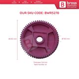 Volvo 200 Series 240 260 İçin Cam Kriko Motor İç Dişlisi 61 Diş