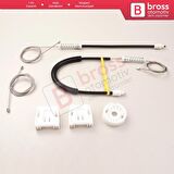 Mercedes C Class W204 S204 2006-2014 E W212 S212 2009-2016 4/5 Kapı İçin Ön Sağ Cam Kriko Tamir Seti