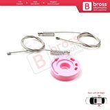 BMW 7 Serisi E38 1994-2001 51358125203 İçin Elektrikli Arka Sol veya Sağ Kapı Cam Kriko Tamir Seti