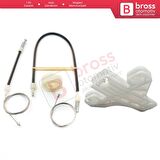 Seat Toledo MK3 5P2 2004-2009 Altea 5P1 XL İçin Elektrikli Arka Sağ Kapı Cam Kriko Tamir Seti