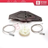Peugeot Partner Citroen Berlingo MK2 B9 2008-2018 9221ER İçin Elektrikli Ön Sol Cam Kriko Tamir Seti